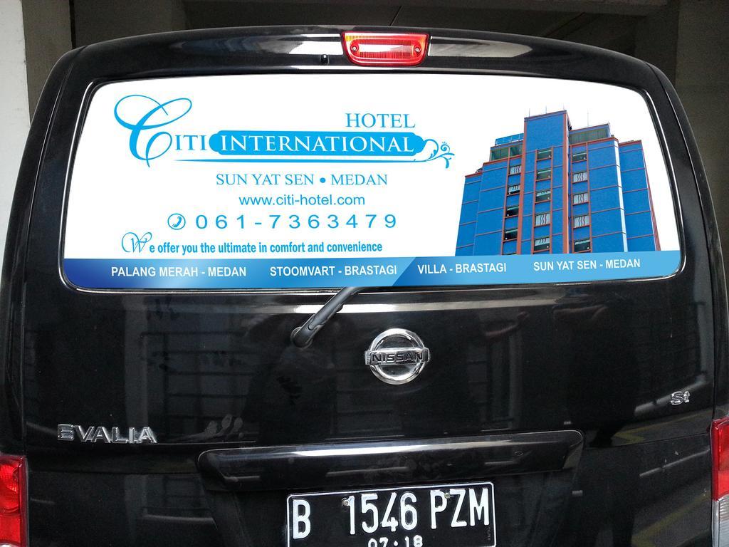 Hotel Citi International Palang Merah Medan Bagian luar foto